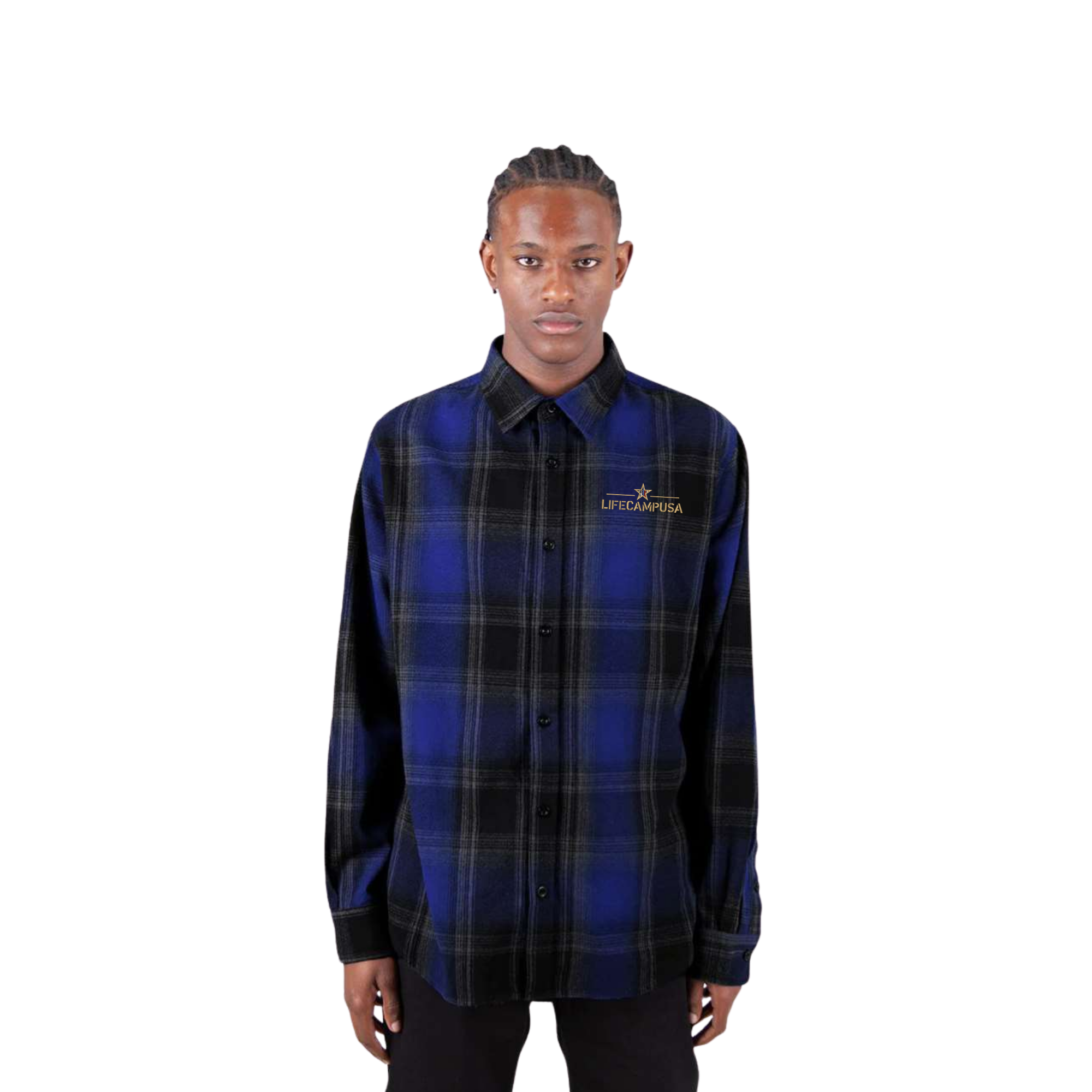 SHAKA WEAR UNISEX PLAID FLANNEL OVERSHIRT