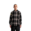 SHAKA WEAR UNISEX PLAID FLANNEL OVERSHIRT